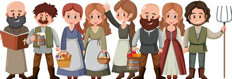 villagers cartoon